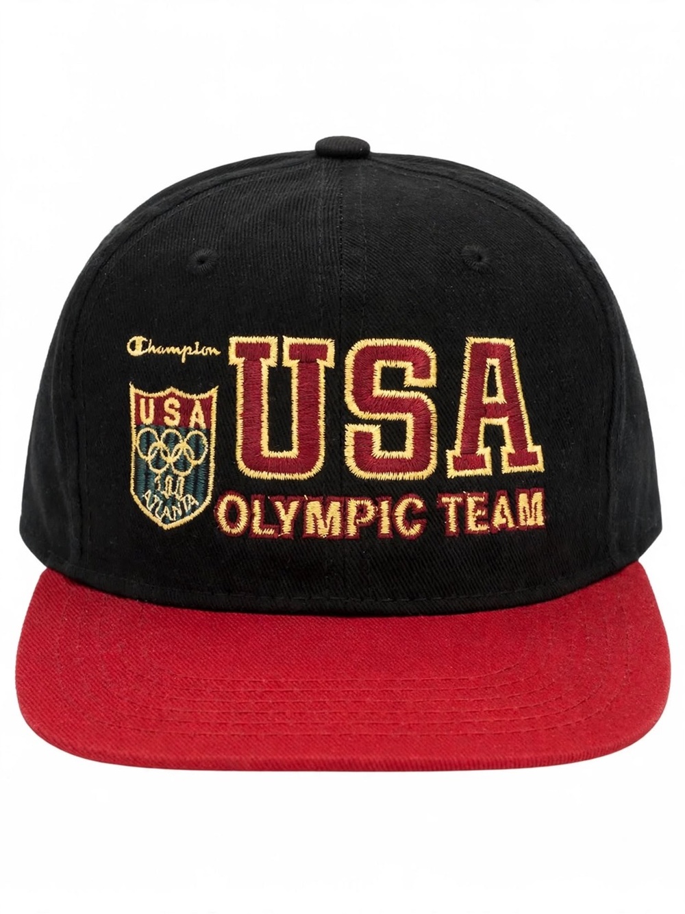 Champion Black & Red USA Olympic Team Snapback Hat